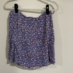 Madewell Floral Mini Skirt